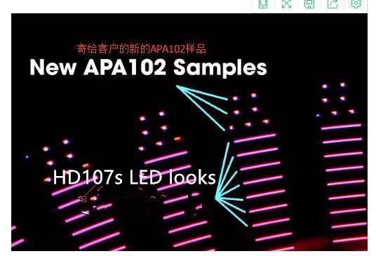HD107s looks VS apa102