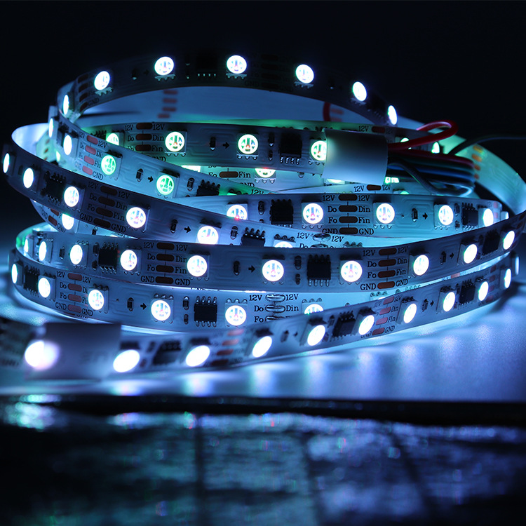 24V 12V Addressable RGB LED Strip 3-Pin TM1934 2835 SMD Lights