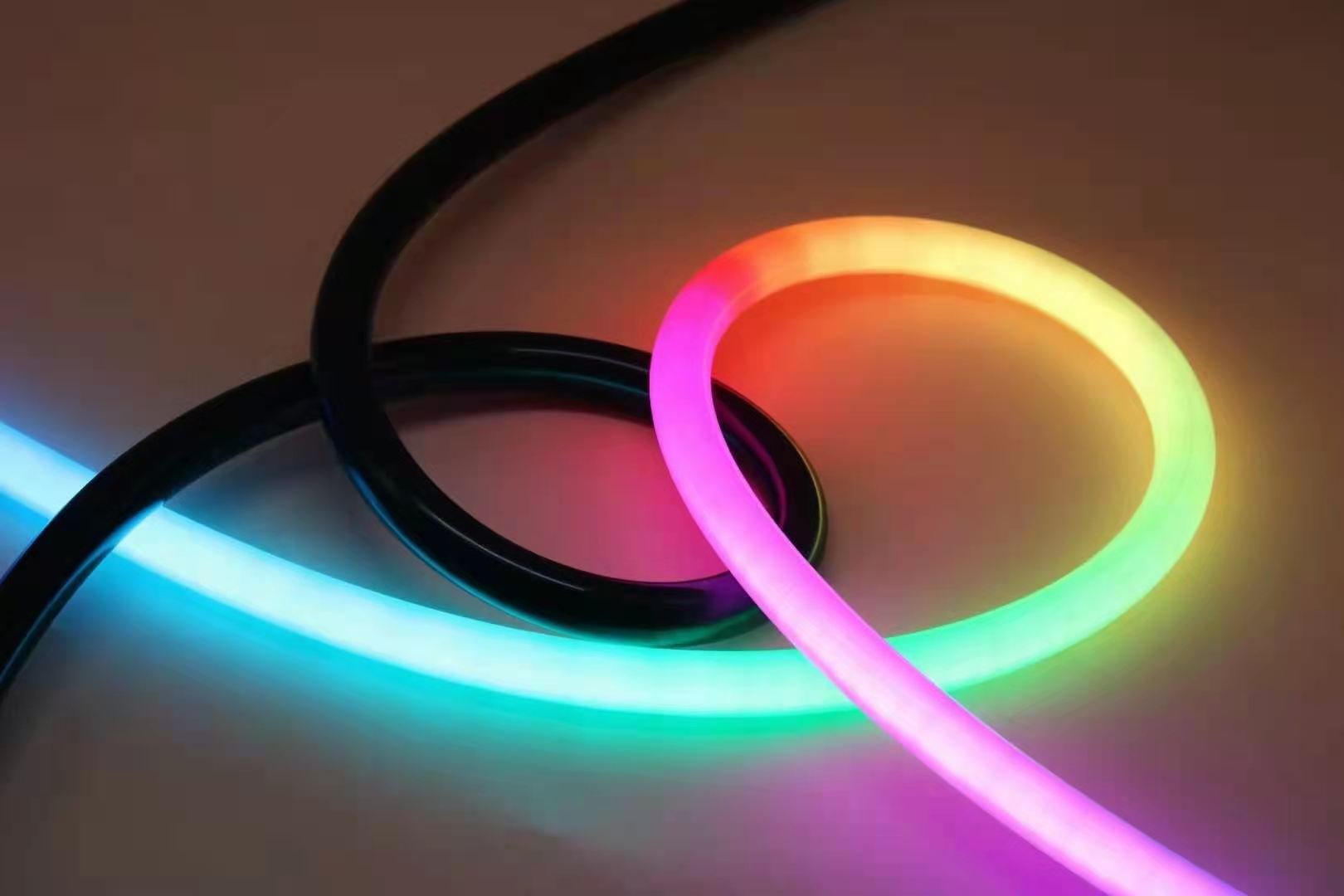 bliver nervøs pisk vitalitet Black color silicone Pixel flex neon led tube | Rose Lighting