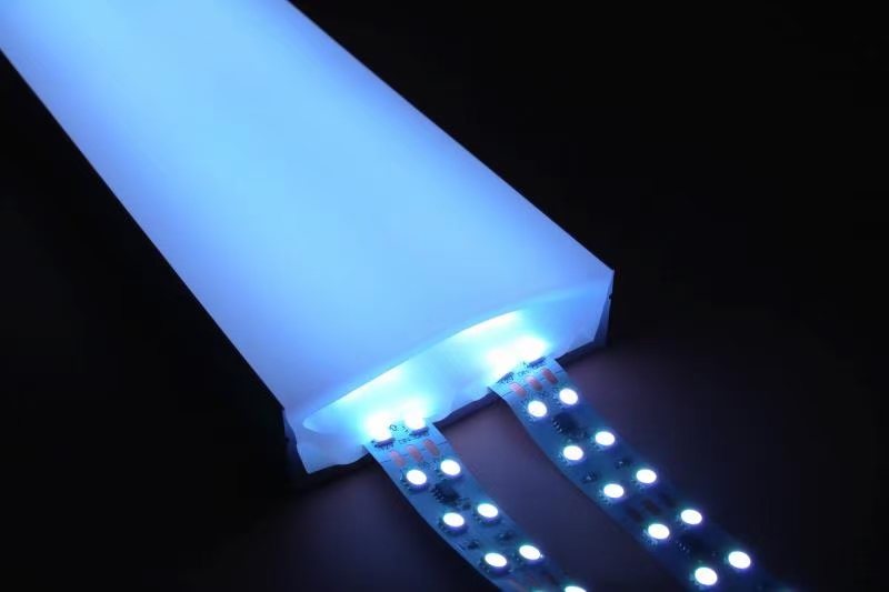 Large silicone neon led tube with size 100mm width and 70mmwidth